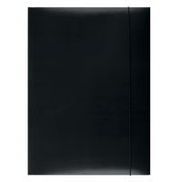 Teczka z gumką OFFICE PRODUCTS, karton/lakier, A4, 350gsm, 3-skrz.