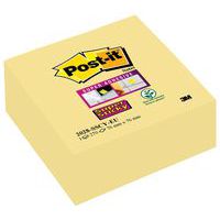 Kostka samoprzylepna POST-IT® Super Sticky (2028-SSCY), 76x76mm, 270 kart., żółta