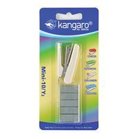 Zszywacz KANGARO Mini-10/Y2+zszywki, zszywa do 10 kartek, blister