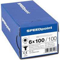 Wkręty do drewna z łbem płaskim Speedpoint TX ø 6 mm