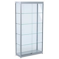 Szklane gabloty produktowe Manutan Expert, 200 x 100 x 40 cm