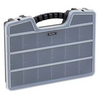 Plastikowy organizer Manutan Expert, 15 przegródki, 40 x 30,5 x 6,2 cm
