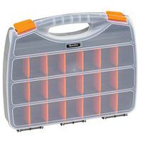 Plastikowy organizer Manutan Expert, 22 przegródki, 38 x 31 x 6 cm