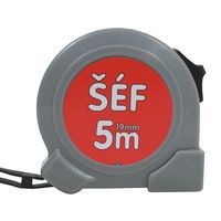 Miara zwijana TOPTRADE, „SZEF”, pojedyncza blokada, 19 mm x 5 m
