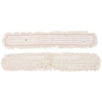 Bawełniany mop płaski Manutan Expert, bez kija, 100 cm, 2 szt.