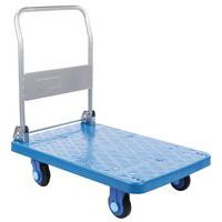 Wózek platformowy ze składanym uchwytem Manutan Expert Board, do 300 kg