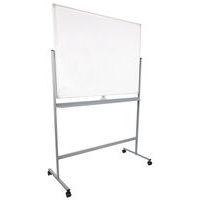 Mobilne białe tablice magnetyczne Manutan Expert Basic, dwustronne