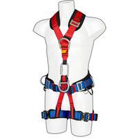 Czeropunktowe szelki Portwest Comfort PLus, czerwony