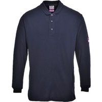 Koszulka Polo z długim rękawem, niebieski