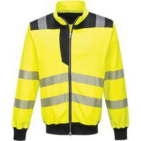 Bluza ostrzegawcza PW3, czarny/żółty
