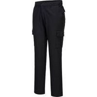 Bojówki Stretch Slim, czarny