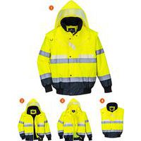 Kurtka Glowtex 3 w 1, niebieski/żółty