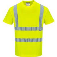 T-Shirt ostrzegawczy Cotton Comfort, żółty