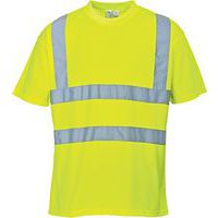 T-shirt ostrzegawczy, żółty