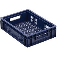 Plastikowe pojemniki transportowe z możliwością sztaplowania PP Manutan Expert perforowane