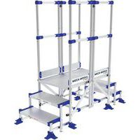 Pomosty modułowe Meca z balustradą Tubesca-Comabi, 2 poręcze