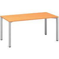 Proste stoły biurowe Alfa 200, 160 x 80 x 74,2 cm, wersja prosta