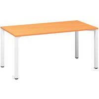 Proste stoły biurowe Alfa 200, 160 x 80 x 74,2 cm, wersja prosta