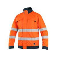 Bluza CXS HALIFAX, ostrzegawcza na lato, męska, color pomarańczowy niebieski