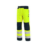 Spodnie CXS HALIFAX, ostrzegawcza na lato, męska, color żółty niebieski
