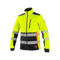 Kurtka CXS BENSON, ostrzegawcza, softshell, kolor żółto-czarny