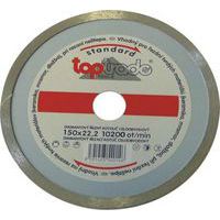 TOPTRADE tarcza diamentowa, obwodowa, standard