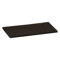 TOPTRADE blat wymienny, guma twarda, 250 x 130 x 8 mm