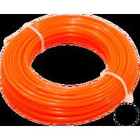 TOPTRADE struna do kosiarki, plastikowa, przekrój okrągły, 15 m