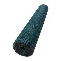 TOPTRADE siatka na króliki, powleczona tworzywem sztucznym, zielona, 0,9 mm, 1000 mm / 25 m