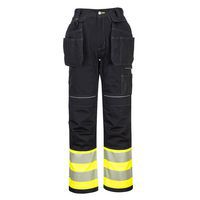Spodnie Holster PW3 Hi-Vis Klasa 1, czarne/żółte