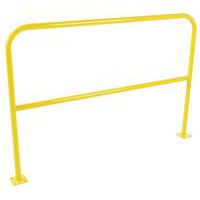 Metalowe barierki Manutan Expert, długość 150 cm, średnica 38 mm