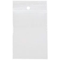 Zamykane strunowo torebki Manutan Expert, 80 x 60 mm, 1 000 szt.