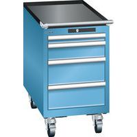 Mobilne szafki warsztatowe Lista, 4 lub 5 szuflad, 411x725x723 mm