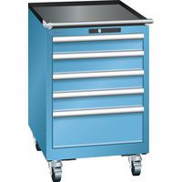 Mobilne szafki warsztatowe z szufladami Lista, 5 lub 6 szuflad
