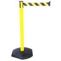 Słupki odgradzające z taśmą Manutan Expert Plastic, 2 m