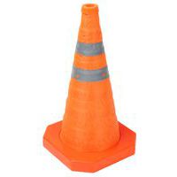 Pachołek drogowy odblaskowy składany Manutan Expert K3, 45 cm