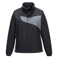 Damska kurtka softshell PW2 (2L), czarny/szary