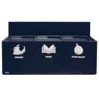 Stacja do segregacji ścienna Bica 812 3 x 15 l