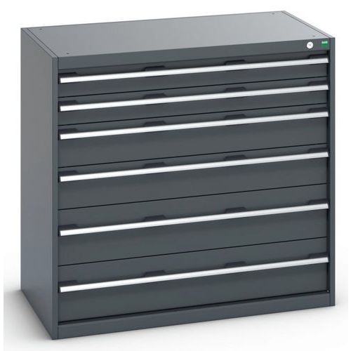 Szafki warsztatowe z szufladami Bott Cubio 200, 100 x 105 x 65-75 cm, 6 szuflad
