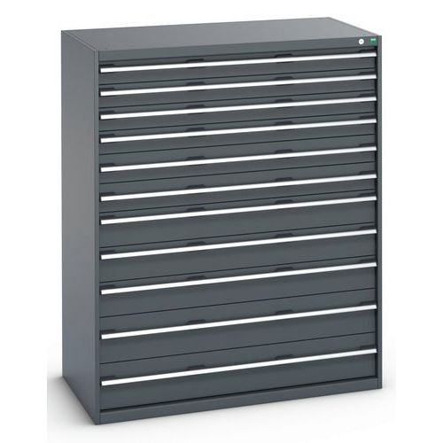 Szuflady warsztatowe Bott Cubio 200, 160 x 130 x 65-75 cm, 11 szuflad