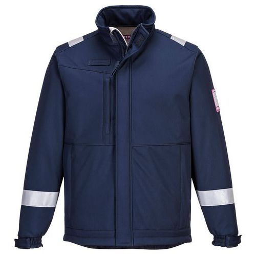 Kurtka Softshell Modaflame, ciemno niebieski