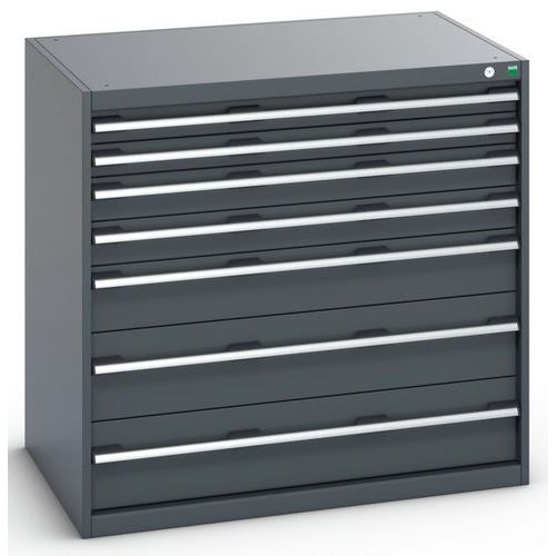 Szafki warsztatowe z szufladami Bott Cubio 200, 100 x 105 x 65-75 cm, 7 szuflad