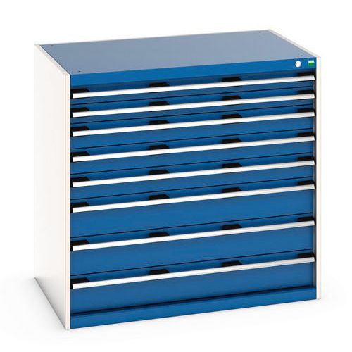 Szafki warsztatowe z szufladami Bott Cubio 200, 100 x 105 x 65-75 cm, 8 szuflad