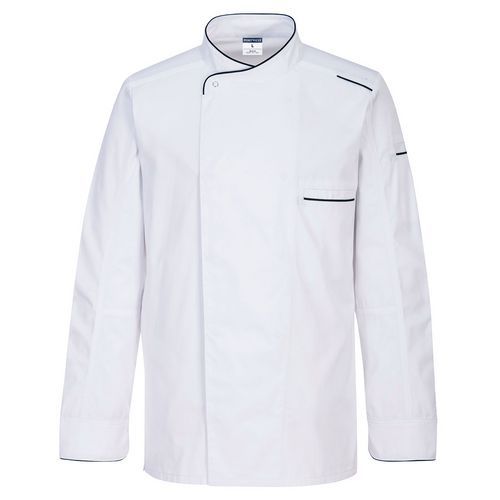 Bluza szefa kuchni Surrey z długim rękawem, biały
