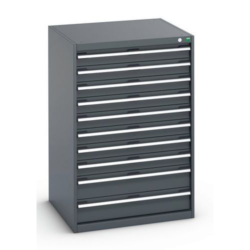 Szafki warsztatowe z szufladami Bott Cubio 200, 120 x 80 x 65-75 cm, 10 szuflad