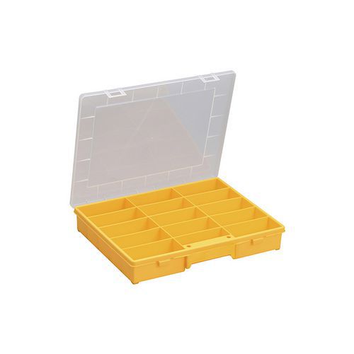 Organizer plastikowy EuroPlus Basic, 15 przegródek, 6 x 37 x 29,5 cm