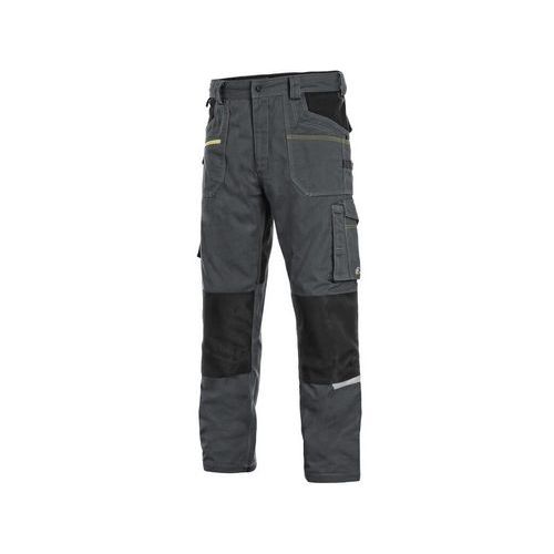 Spodnie CXS STRETCH męskie, ciemnoszaro-czarne