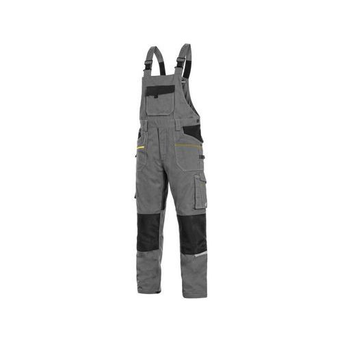 Spodnie ogrodnicze CXS STRETCH, 170-176 cm, męskie, szaro-czarne
