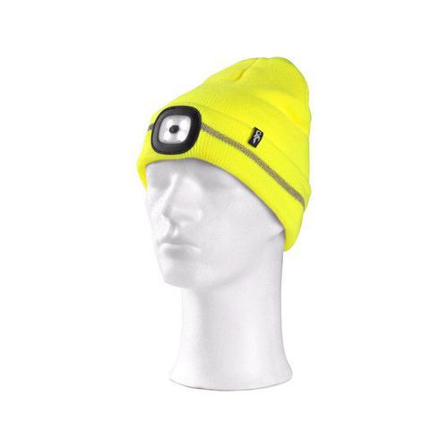 Czapka CXS TYNAN z lampką LED, fl.żółta