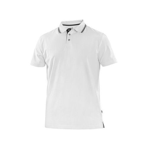 Koszulka polo CXS HENRY, męska, krótki rękaw, biało-antracytowa